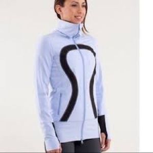 Lululemon lilac colour zip up sweatshirt.